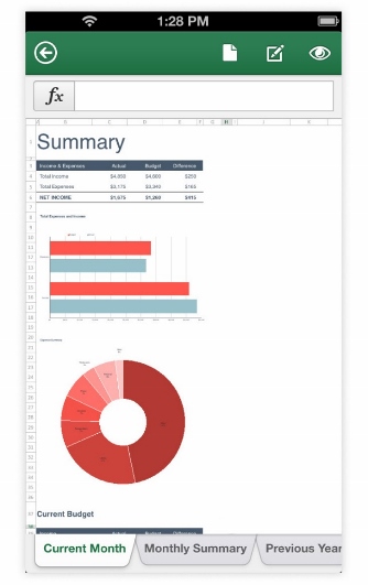 Summary in Excel